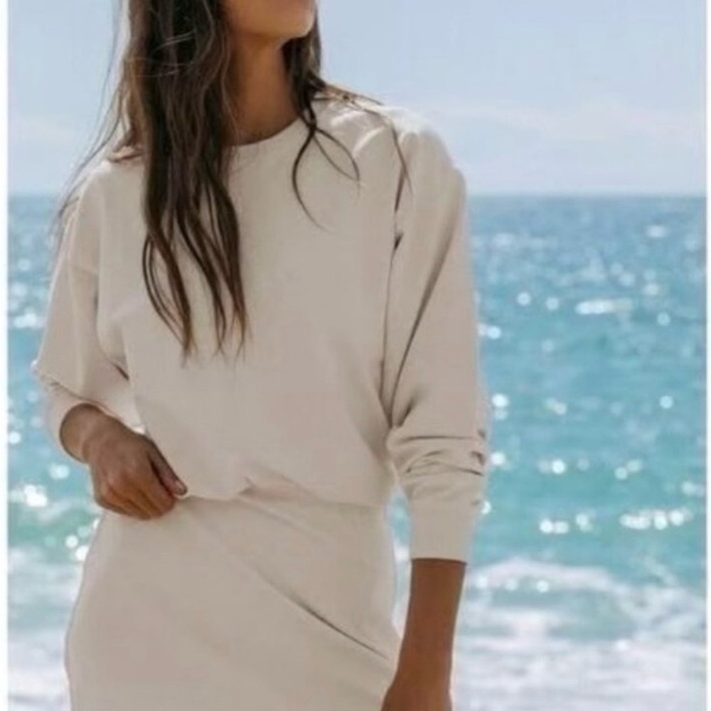NWT L*Space Cream Long Sleeve Top